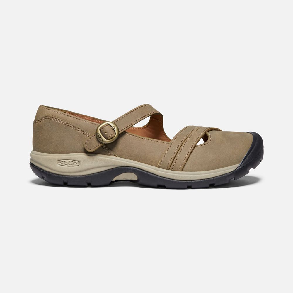 Slip-On Keen Femme Kaki | Presidio Ii Cross Strap | RZIJK-4635